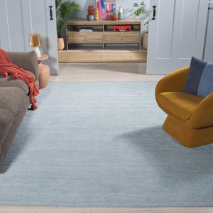 Safavieh Montauk Luxurious Handtufted Area Rug - Timeless Elegance For Any Room, Eco-friendly And Plush Comfort Blue 75% Recycled Cotton & 25% Viscose Mtk321m-6r