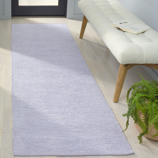 Safavieh Montauk Luxurious Handtufted Area Rug - Timeless Elegance For Any Room, Eco-friendly And Plush Comfort Lilac 75% Recycled Cotton & 25% Viscose Mtk321v-3