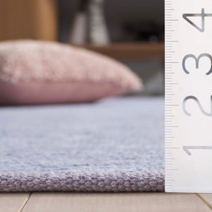 Safavieh Montauk Luxurious Handtufted Area Rug - Timeless Elegance For Any Room, Eco-friendly And Plush Comfort Lilac 75% Recycled Cotton & 25% Viscose Mtk321v-3