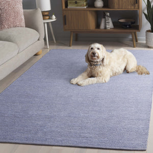 Safavieh Montauk Luxurious Handtufted Area Rug - Timeless Elegance For Any Room, Eco-friendly And Plush Comfort Lilac 75% Recycled Cotton & 25% Viscose Mtk321v-3