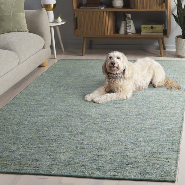 Safavieh Montauk Luxurious Handtufted Area Rug - Timeless Elegance For Any Room, Eco-friendly And Plush Comfort Green 75% Recycled Cotton & 25% Viscose Mtk321y-5