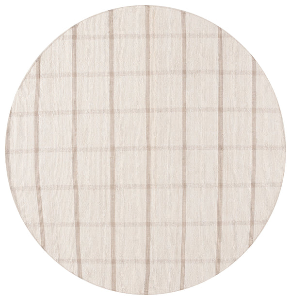 Safavieh Montauk Handwoven Recycled Cotton Rug 9X12 Ivory Beige Low-Profile Sustainable Modern Texture MTK322B-9