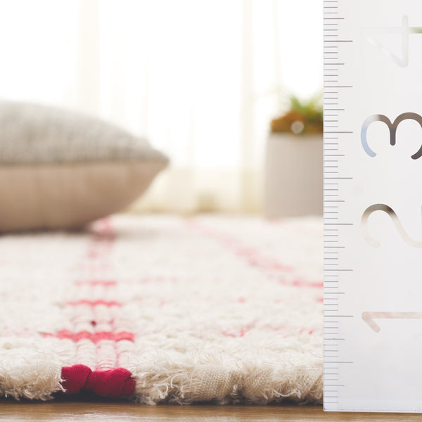 Safavieh Montauk Handwoven Area Rug - Sustainable Indian Craftsmanship For Timeless Elegance And Comfort Ivory ,Red Recycled Cotton Mtk322q-8