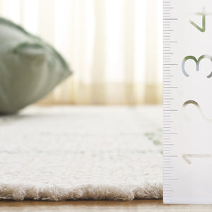 Safavieh Montauk Handwoven Area Rug - Sustainable Indian Craftsmanship For Timeless Elegance And Comfort Ivory ,Green Recycled Cotton Mtk322y-8