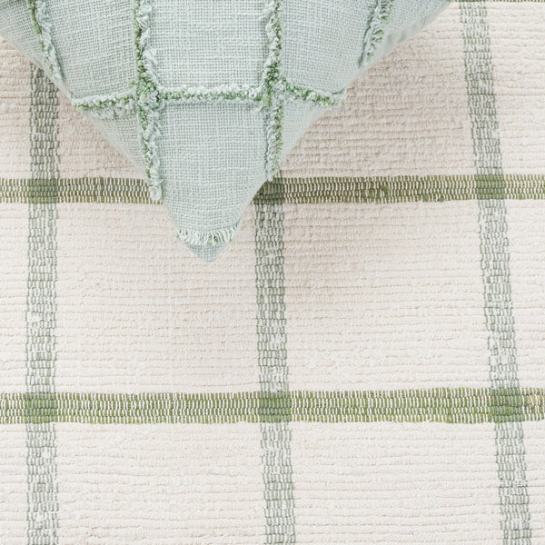 Safavieh Montauk Handwoven Area Rug - Sustainable Indian Craftsmanship For Timeless Elegance And Comfort Ivory ,Green Recycled Cotton Mtk322y-8