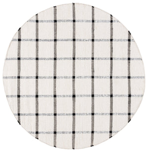 Safavieh Montauk Handwoven Area Rug - Sustainable Indian Craftsmanship For Timeless Elegance And Comfort Ivory ,Black Recycled Cotton Mtk322z-28