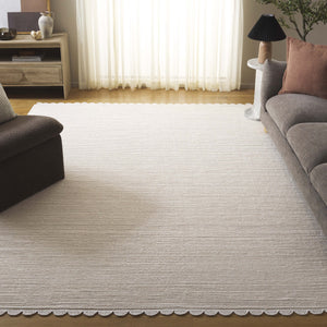 Safavieh Montauik Luxurious Handwoven Area Rug - Artisan Crafted Wool & Recycled Cotton For Timeless Elegance Ivory 85% Wool And 15% Recycled Cotton Mtk323a-4
