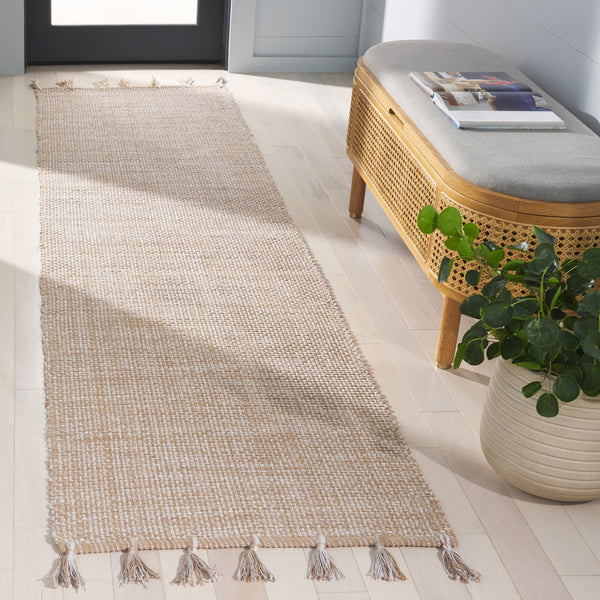 Safavieh Montauk 476b Area Rug - Timeless Elegance With Artisanal Tassels, Perfect For Any Home Decor Style Beige Cotton Mtk476b-5