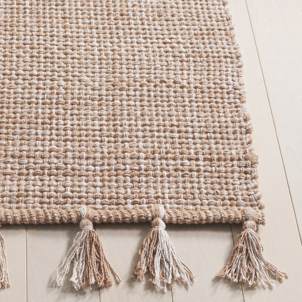Safavieh Montauk 476b Area Rug - Timeless Elegance With Artisanal Tassels, Perfect For Any Home Decor Style Beige Cotton Mtk476b-5