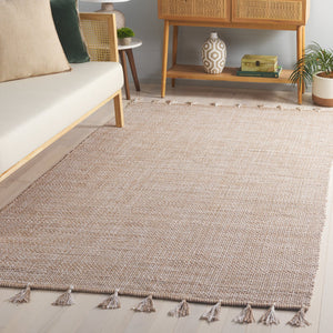 Safavieh Montauk 476b Area Rug - Timeless Elegance With Artisanal Tassels, Perfect For Any Home Decor Style Beige Cotton Mtk476b-5