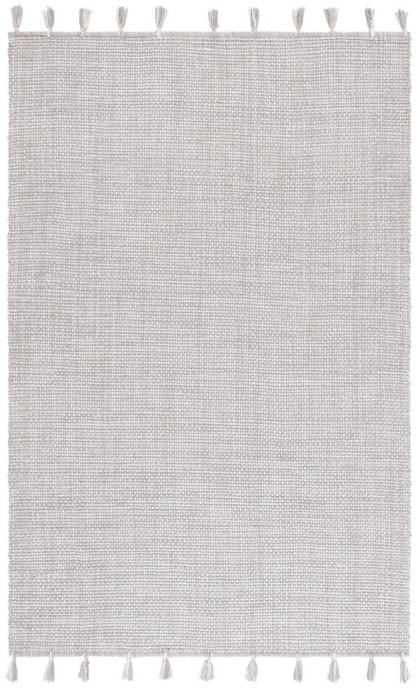 Safavieh Montauk 476b Area Rug - Timeless Elegance With Artisanal Tassels, Perfect For Any Home Decor Style Light Grey Cotton Mtk476f-29