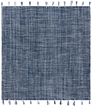Safavieh Montauk 476b Area Rug - Timeless Elegance With Artisanal Tassels, Perfect For Any Home Decor Style Navy Cotton Mtk476n-6sq