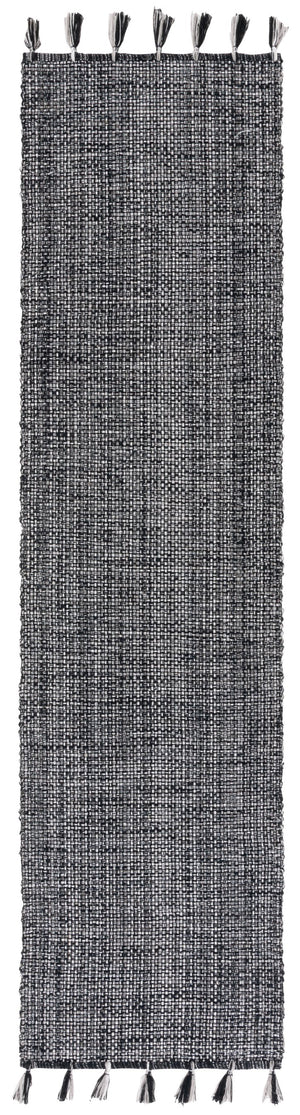 Safavieh Montauk 476b Area Rug - Timeless Elegance With Artisanal Tassels, Perfect For Any Home Decor Style Black Cotton Mtk476z-8