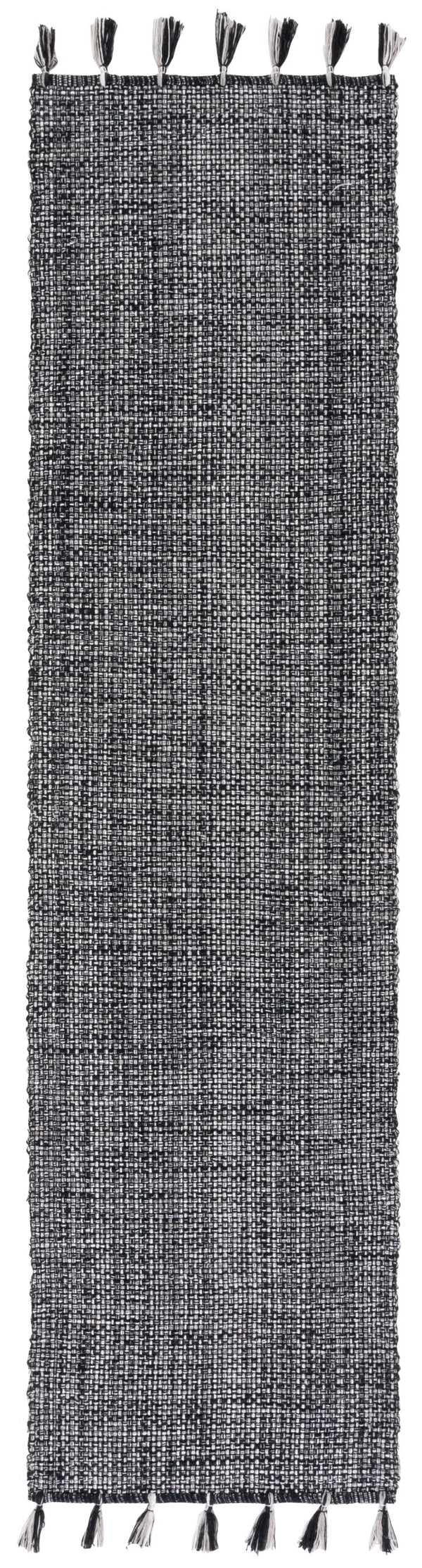 Safavieh Montauk 476b Area Rug - Timeless Elegance With Artisanal Tassels, Perfect For Any Home Decor Style Black Cotton Mtk476z-8