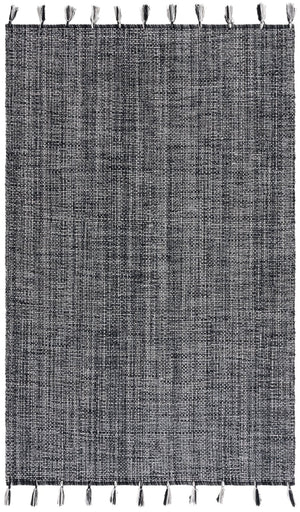 Safavieh Montauk 476b Area Rug - Timeless Elegance With Artisanal Tassels, Perfect For Any Home Decor Style Black Cotton Mtk476z-8