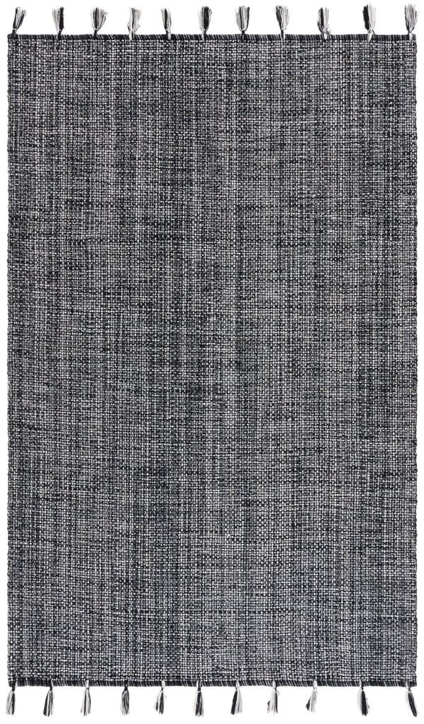 Safavieh Montauk 476b Area Rug - Timeless Elegance With Artisanal Tassels, Perfect For Any Home Decor Style Black Cotton Mtk476z-8