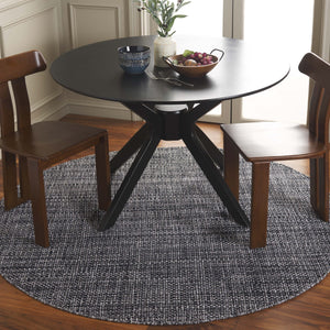 Safavieh Montauk 476b Area Rug - Timeless Elegance With Artisanal Tassels, Perfect For Any Home Decor Style Black Cotton Mtk476z-8