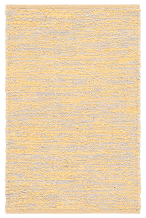 Safavieh Montauk Handwoven Cotton Area Rug - Vibrant Yellow Accent For Cozy Living Spaces And Nooks Yellow Cotton Mtk535c-4
