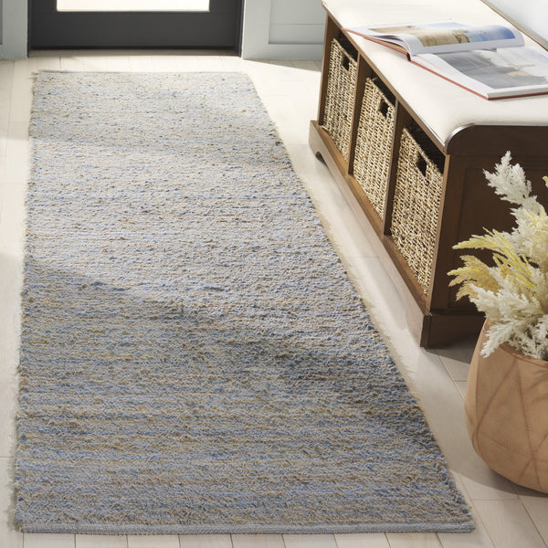 Safavieh Montauk Handwoven Runner Area Rug - Vibrant Cotton Accent For Hallways And Kitchens, Elevate Your Space Blue Cotton Mtk535m-28