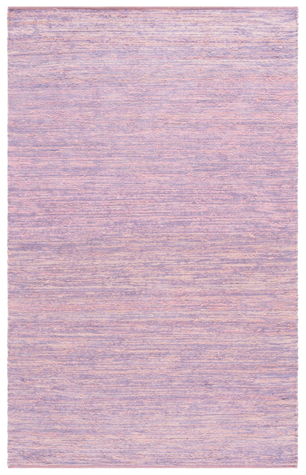 Safavieh Montauk Handwoven Cotton Area Rug - Vibrant Yellow Accent For Cozy Living Spaces And Nooks Lilac Cotton Mtk535v-4