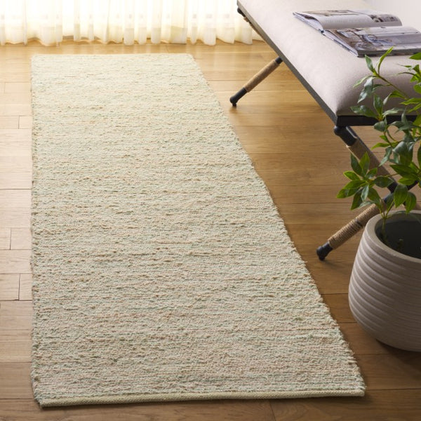 Safavieh Montauk Handwoven Cotton Area Rug - Vibrant Yellow Accent For Cozy Living Spaces And Nooks Green Cotton Mtk535y-6
