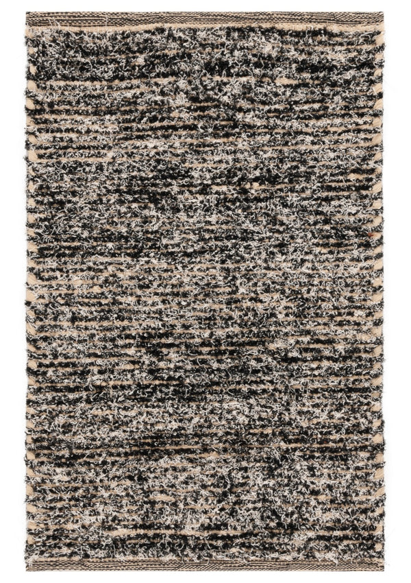 Safavieh Montauk Handwoven Area Rug - Artisan Crafted Cotton Beauty For Living Room, Bedroom, Or Office Decor Beige ,Black Cotton Mtk537b-3