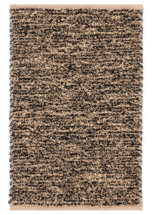 Safavieh Montauk Handwoven Area Rug - Artisan Crafted Cotton Beauty For Living Room, Bedroom, Or Office Decor Taupe ,Black Cotton Mtk537e-4