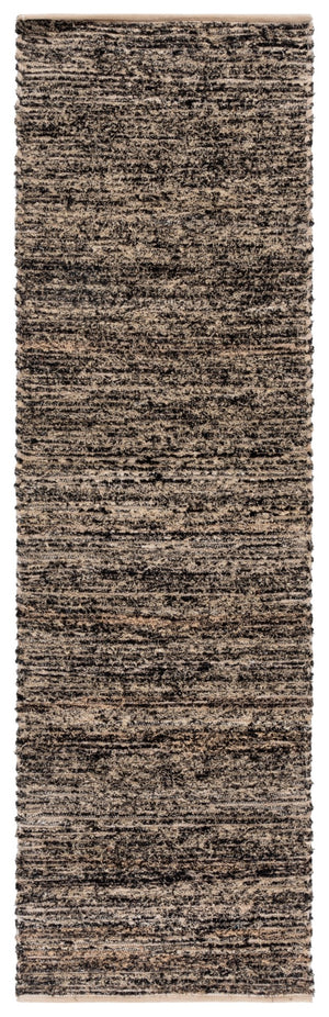Safavieh Montauk Handwoven Area Rug - Artisan Crafted Cotton Beauty For Living Room, Bedroom, Or Office Decor Taupe ,Black Cotton Mtk537e-4