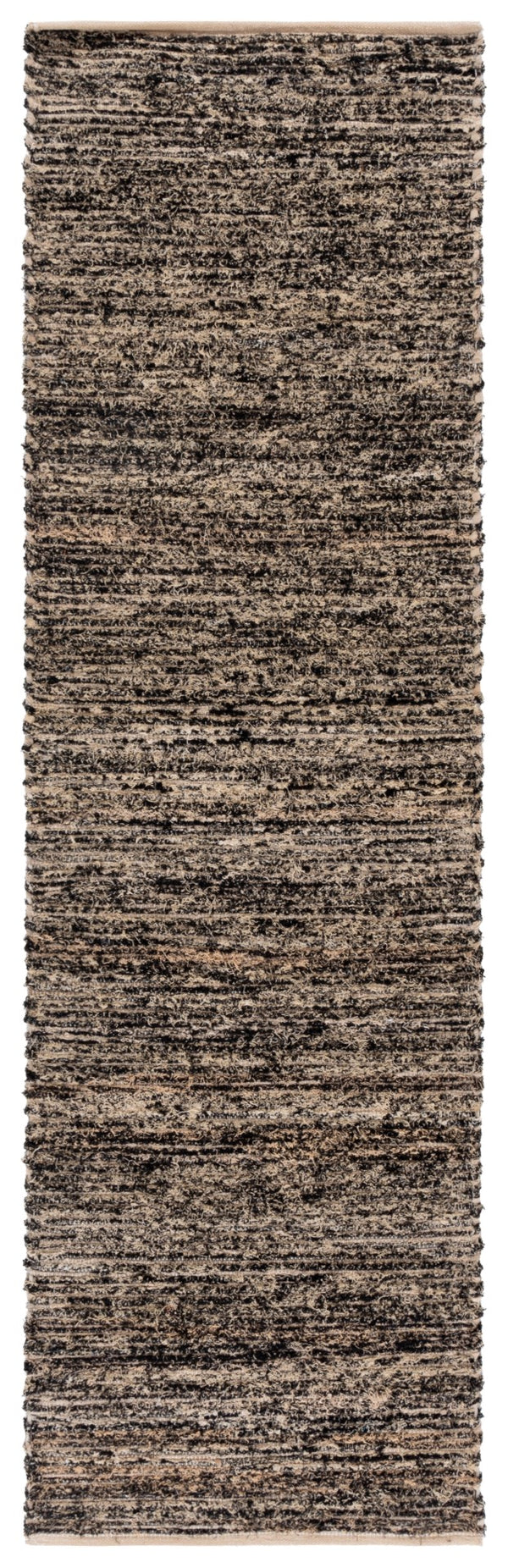 Safavieh Montauk Handwoven Area Rug - Artisan Crafted Cotton Beauty For Living Room, Bedroom, Or Office Decor Taupe ,Black Cotton Mtk537e-4