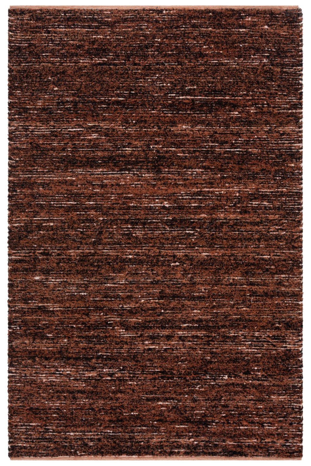 Safavieh Montauk Handwoven Area Rug - Artisan Crafted Cotton Beauty For Living Room, Bedroom, Or Office Decor Rust ,Black Cotton Mtk537p-3