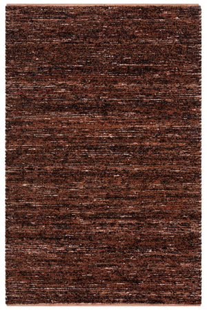 Safavieh Montauk Handwoven Area Rug - Artisan Crafted Cotton Beauty For Living Room, Bedroom, Or Office Decor Rust ,Black Cotton Mtk537p-3