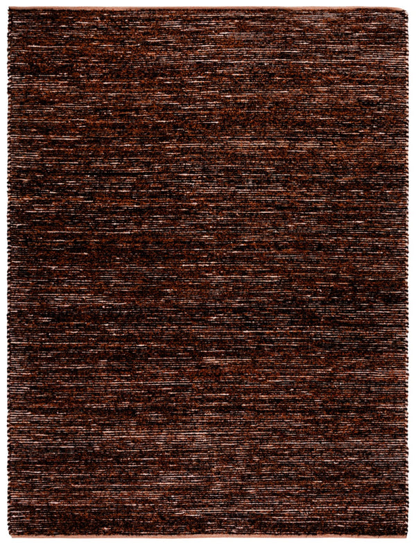 Safavieh Montauk Handwoven Area Rug - Artisan Crafted Cotton Beauty For Living Room, Bedroom, Or Office Decor Rust ,Black Cotton Mtk537p-3