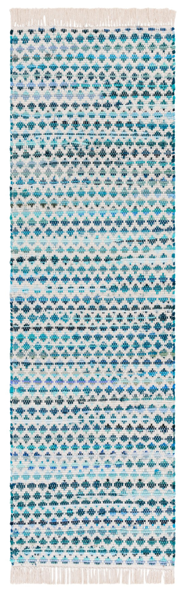 Safavieh Montauk Handwoven Cotton Area Rug - Elegant Yellow And Ivory Design For Stylish Home Decor Turquoise ,Ivory Cotton Mtk538k-4