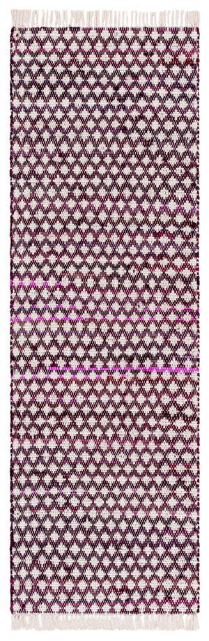 Safavieh Montauk Handwoven Cotton Area Rug - Elegant Yellow And Ivory Design For Stylish Home Decor Wine ,Ivory Cotton Mtk538s-3