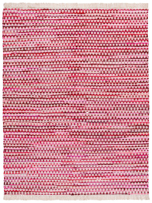 Safavieh Montauk Yellow And Ivory Handwoven Runner Rug – Elegant Cotton Decor For Your Living Space Pink ,Ivory Cotton Mtk538u-8