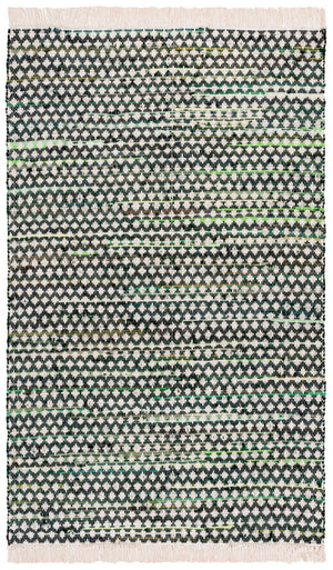 Safavieh Montauk Yellow And Ivory Handwoven Runner Rug – Elegant Cotton Decor For Your Living Space Green ,Ivory Cotton Mtk538y-5