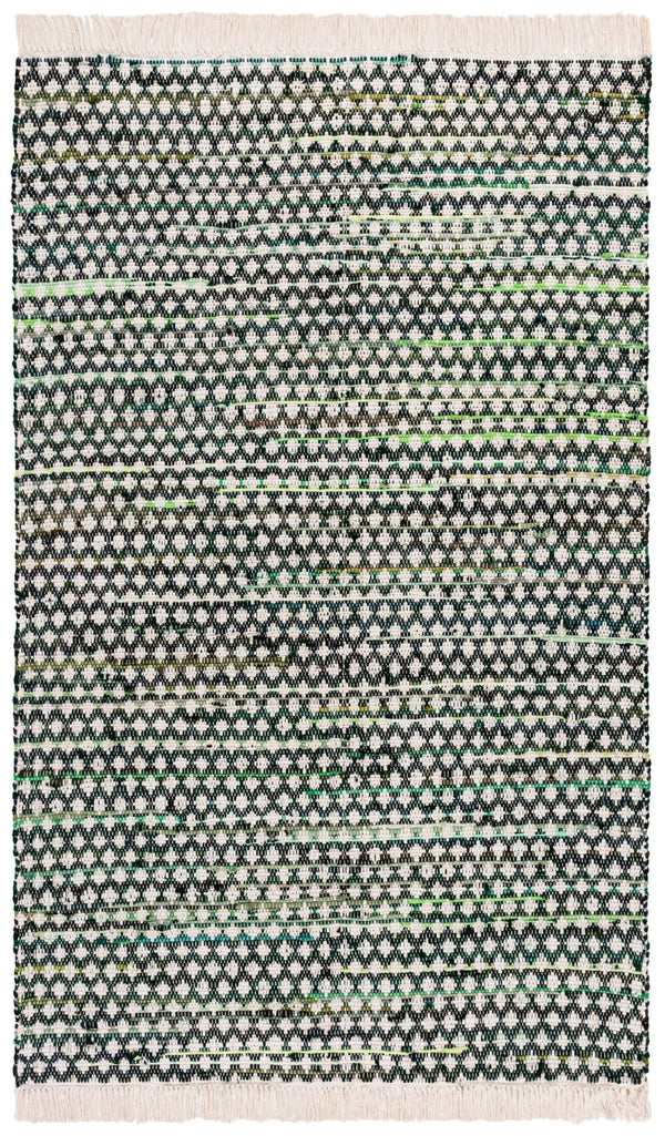 Safavieh Montauk Yellow And Ivory Handwoven Runner Rug – Elegant Cotton Decor For Your Living Space Green ,Ivory Cotton Mtk538y-5