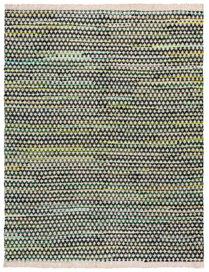 Safavieh Montauk Yellow And Ivory Handwoven Runner Rug – Elegant Cotton Decor For Your Living Space Green ,Ivory Cotton Mtk538y-8