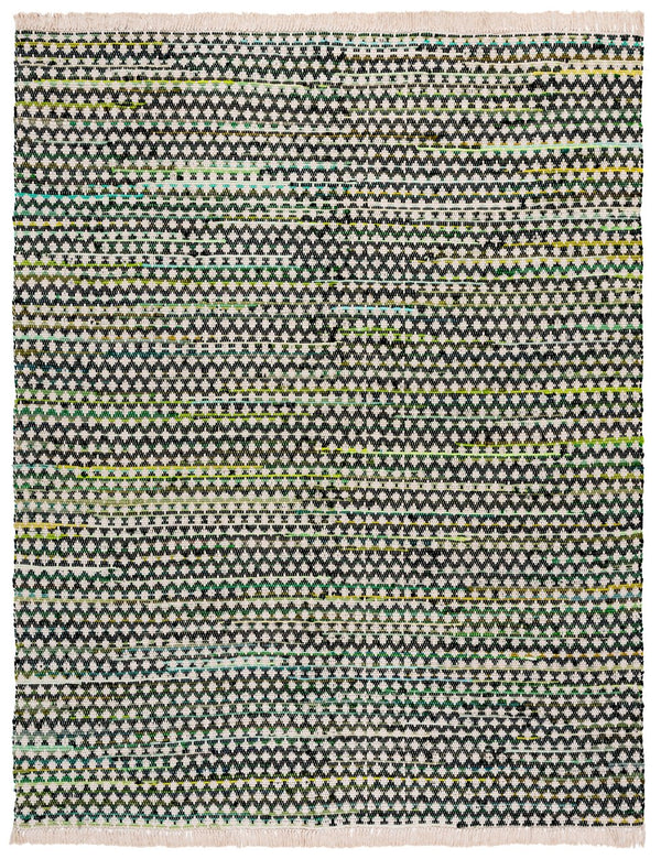 Safavieh Montauk Yellow And Ivory Handwoven Runner Rug – Elegant Cotton Decor For Your Living Space Green ,Ivory Cotton Mtk538y-8