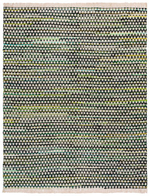 Safavieh Montauk Handwoven Cotton Area Rug - Elegant Yellow And Ivory Design For Stylish Home Decor Green ,Ivory Cotton Mtk538y-4