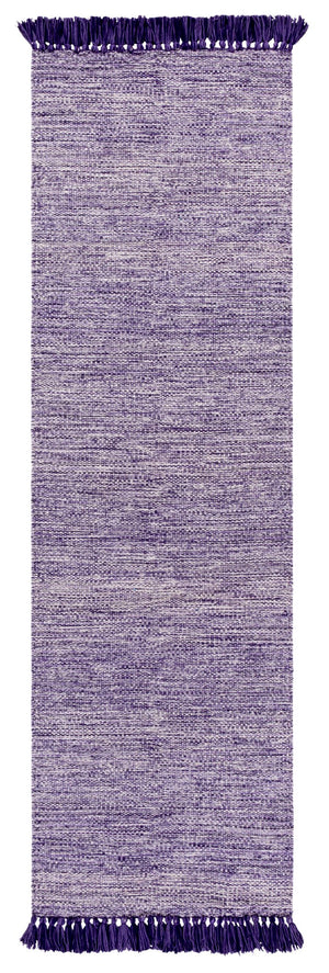 Safavieh Montauk Hand-woven Cotton Rug - Luxurious Purple Design, Artisan Crafted For Elegant Living Spaces Purple Cotton Mtk610s-3