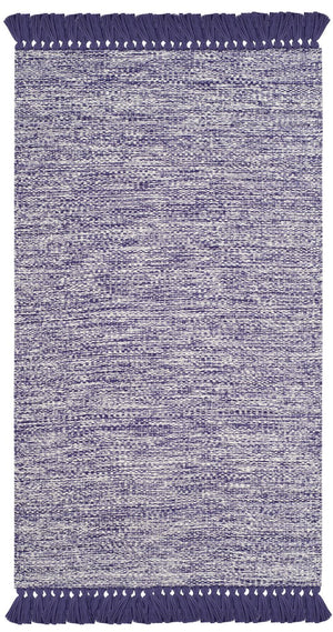 Safavieh Montauk Hand-woven Cotton Rug - Luxurious Purple Design, Artisan Crafted For Elegant Living Spaces Purple Cotton Mtk610s-3