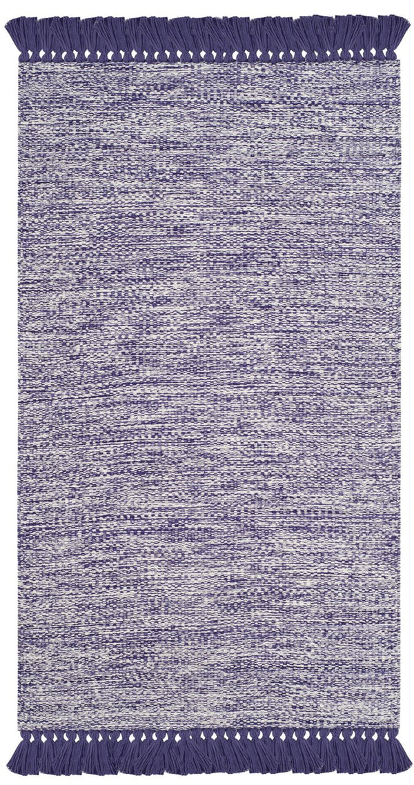 Safavieh Montauk Hand-woven Cotton Rug - Luxurious Purple Design, Artisan Crafted For Elegant Living Spaces Purple Cotton Mtk610s-3