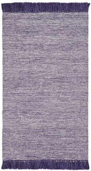 Safavieh Montauk Hand-woven Cotton Rug - Luxurious Purple Design, Artisan Crafted For Elegant Living Spaces Purple Cotton Mtk610s-3