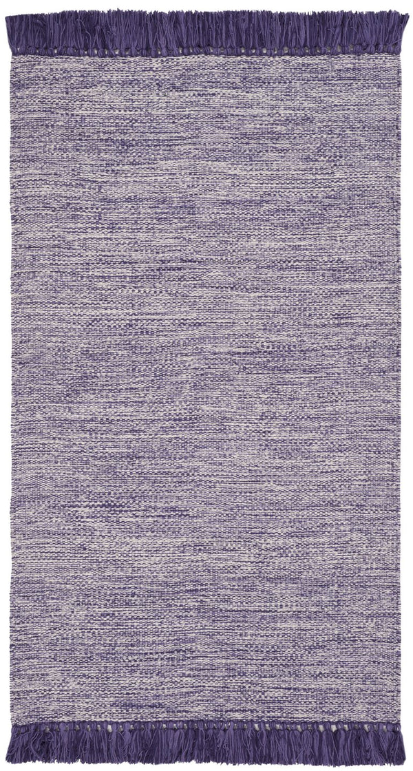 Safavieh Montauk Hand-woven Cotton Rug - Luxurious Purple Design, Artisan Crafted For Elegant Living Spaces Purple Cotton Mtk610s-3