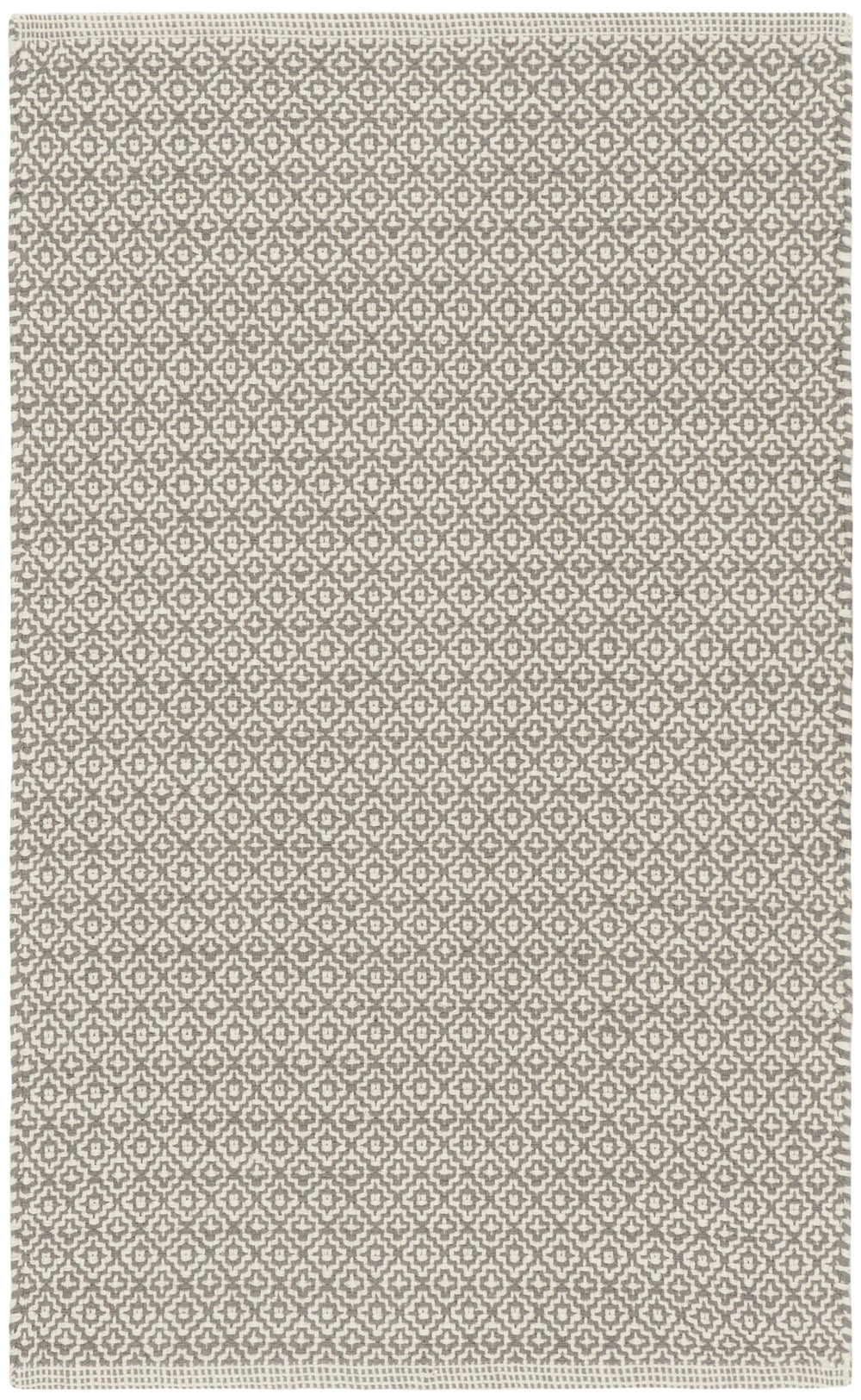 Safavieh Montauk Hand-Woven Ivory Grey Cotton Rug — Low-Profile Transitional Design For High-Traffic Rooms 9'-0" x 12'-0" MTK717A-9