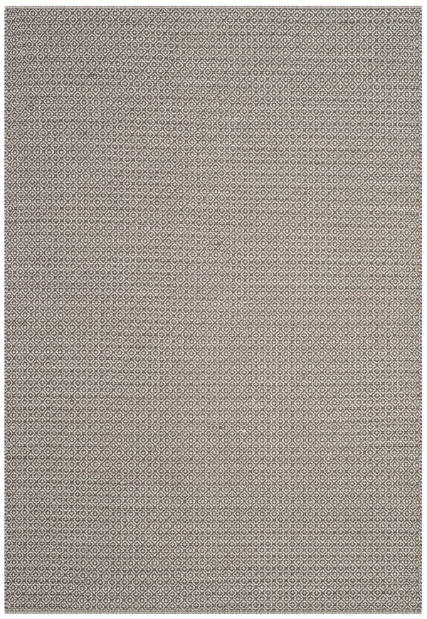 Safavieh Montauk Hand-Woven Ivory Grey Cotton Rug — Low-Profile Transitional Design For High-Traffic Rooms 9'-0" x 12'-0" MTK717A-9