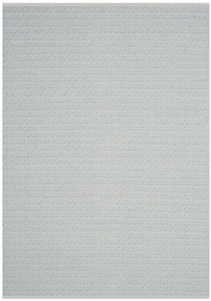 Safavieh Montauk Handwoven Cotton Accent Rug In Ivory And Light Blue — Low Pile, Transitional Minimalist Charm 2'-3" x 5'-0" MTK717B-25
