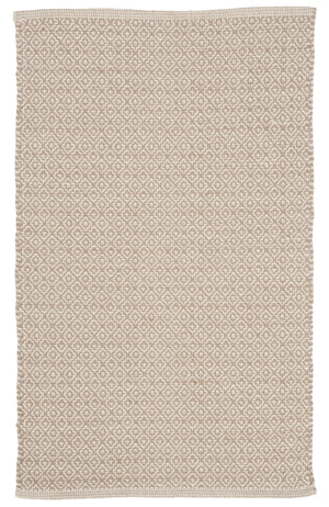 Safavieh Montauk Hand‑Woven Cotton Rug Ivory Beige Transitional Geometric Low Pile 1/4" Breathable Chic 9'-0" x 12'-0" MTK717G-9