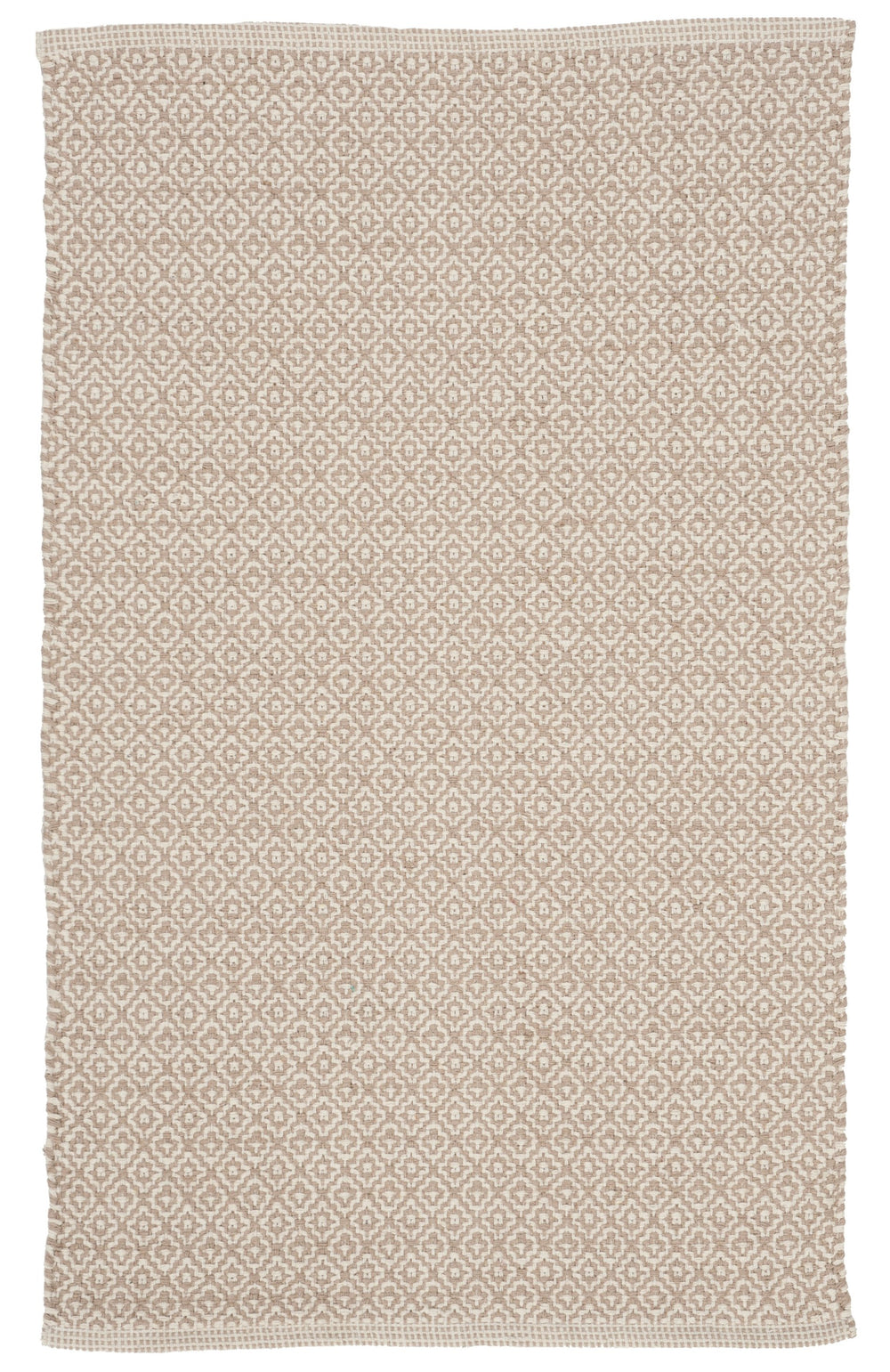 Safavieh Montauk Hand‑Woven Ivory Beige Cotton Rug - Transitional Minimalist Low-Profile 1/4" Pile, Durable Elegance 6'-0" x 9'-0" MTK717G-6